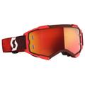 Scott Fury Chrome Motocross Brille, rot