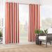 Waverly Sun N Shade Solstice Striped Room Darkening Grommet Single Curtain Panel Polyester in Orange | 84 H in | Wayfair 18537052084CHL
