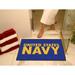 FANMATS United States Armed Forces Non-Slip Indoor Only Door Mat Plastic in Black | Rectangle 5' x 8' | Wayfair 6973