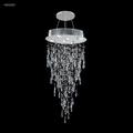 James R. Moder Crystal Rain Collection 20 Inch 6 Light Mini Chandelier - 41051S22