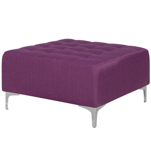 Ottomane Violett Stoff Metallbeine Modern/Eleganz