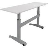 72" x 24" Pneumatic Height Adjustable Mobile Table