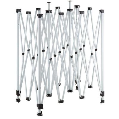 Backyard Pro Courtyard Series 10' x 15' White Straight Leg Steel Instant Pop Up Canopy Tent