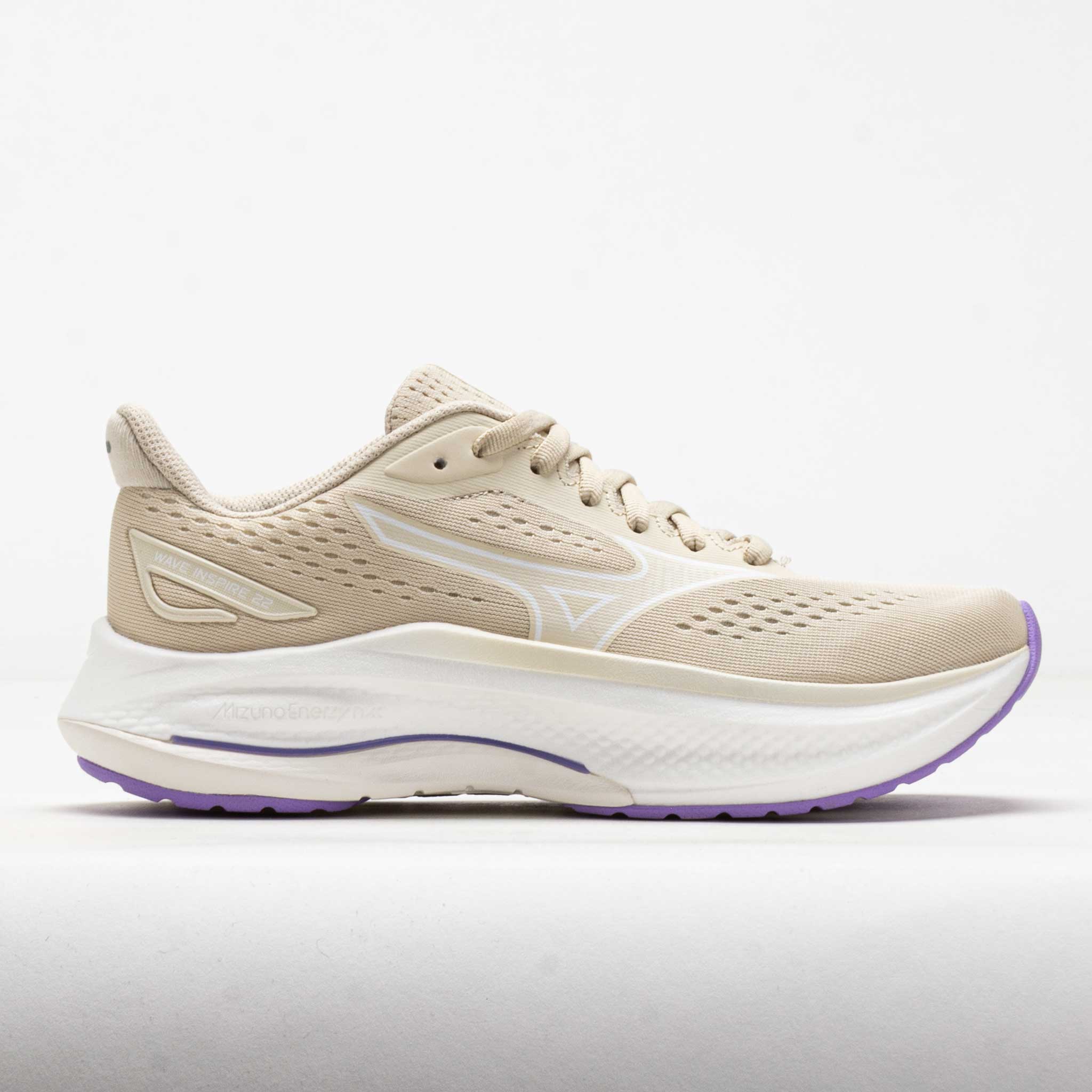 Mizuno Wave Inspire 22 Women's Running Shoes Summer Sand/White - Holabird Sports