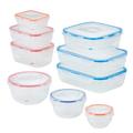 LocknLock Color Mates™ Assorted 18 Container Food Storage Container Set Plastic | 7.9 H x 6.7 W x 12.8 D in | Wayfair HPL301A9