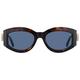 Jimmy Choo Women's Ron/S 9O Sunglasses, Dark Havana/Blue, UK 24