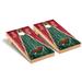 Minnesota Wild 2' x 4' Triangle Weathered Regulation Cornhole Board Set