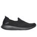 Skechers Women's Ultra Flex - Harmonious Sneaker | Size 9.0 | Black | Textile/Synthetic | Vegan | Machine Washable