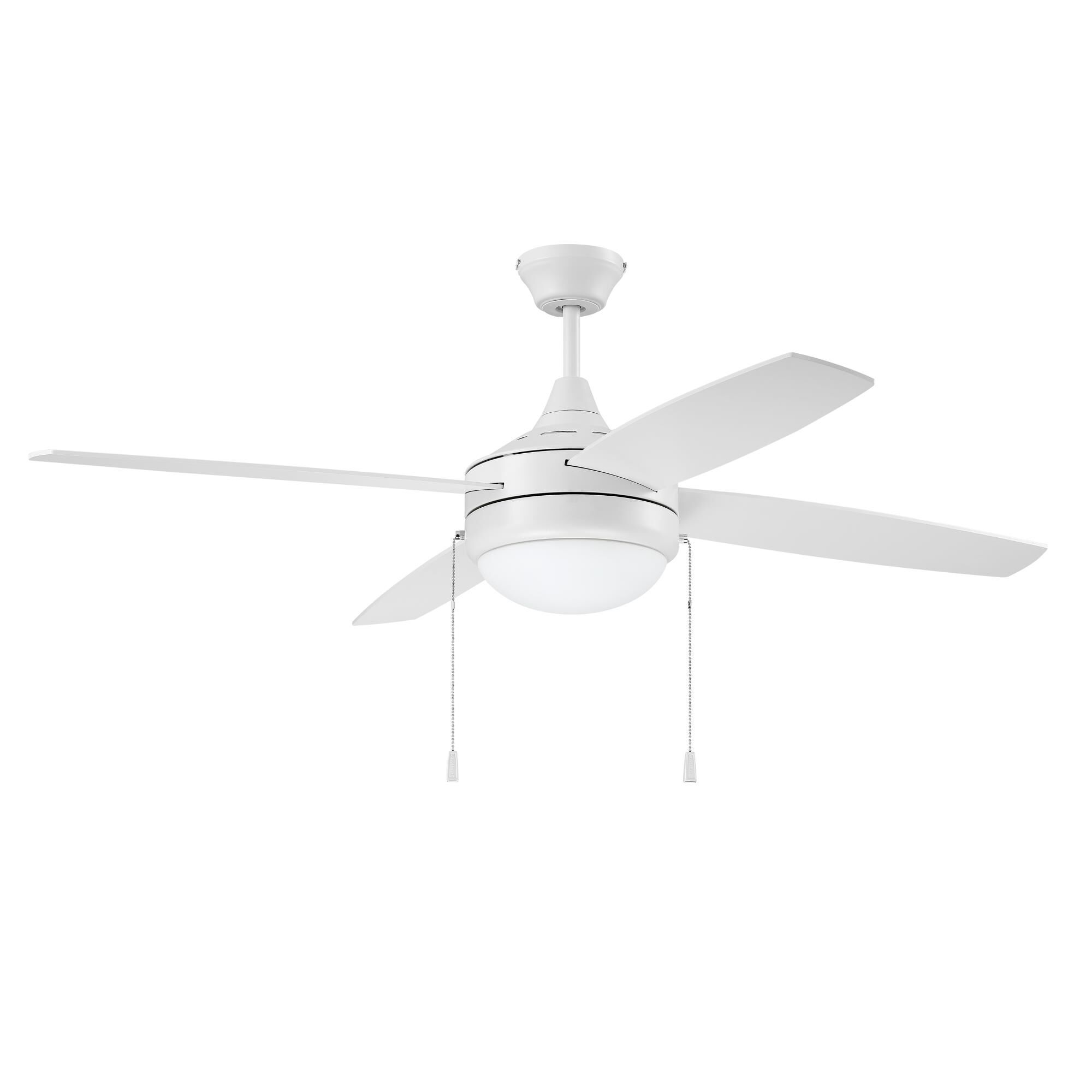 Craftmade Phaze 52 Inch 4 Blade Ceiling Fan with Light Kit - PHA52W4