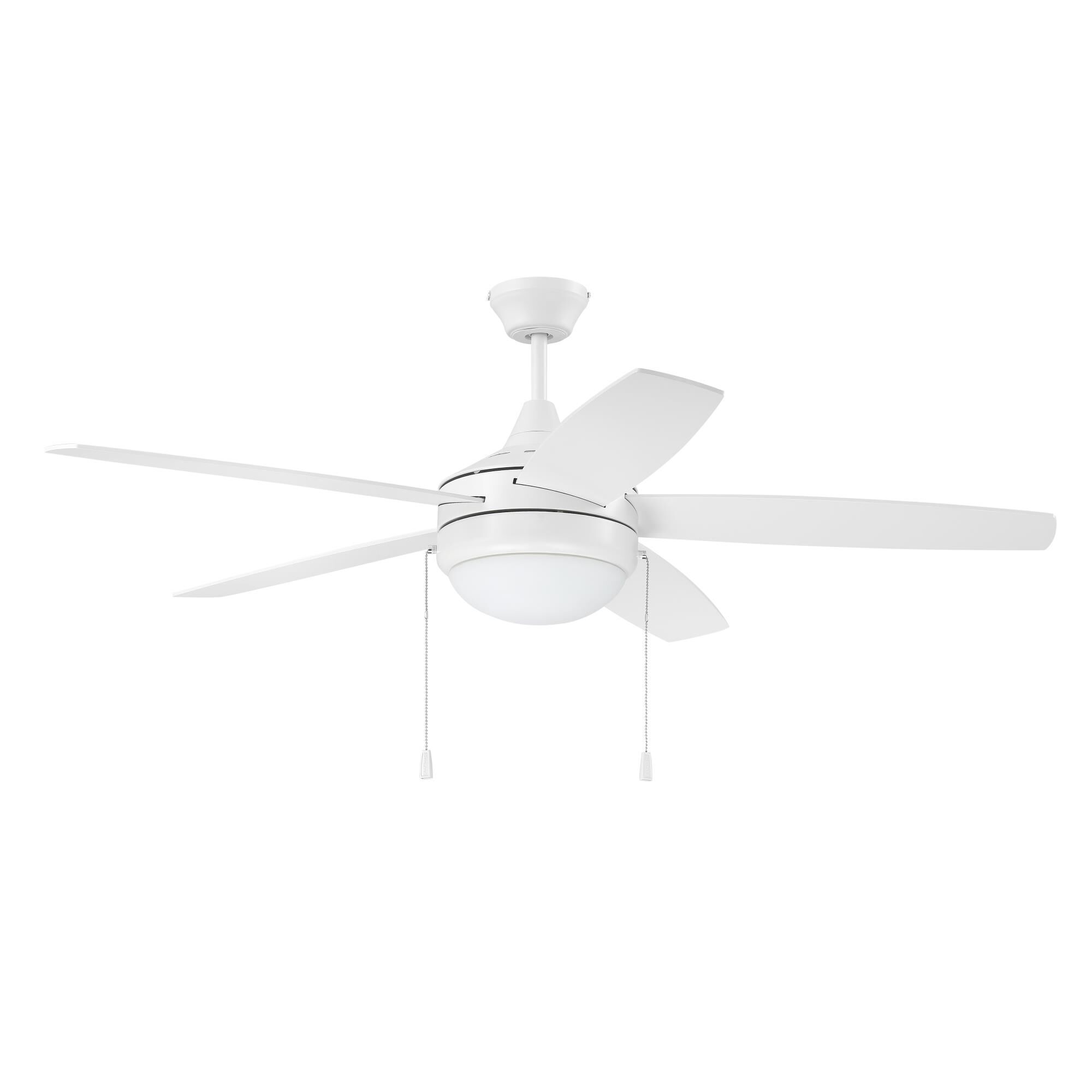 Craftmade Phaze 52 Inch 5 Blade Ceiling Fan with Light Kit - PHA52W5