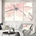 East Urban Home Elegance 'Pink Shabby Floral II' Painting Multi-Piece Image on Canvas Canvas, Wood in White | 28 H x 36 W x 1 D in | Wayfair