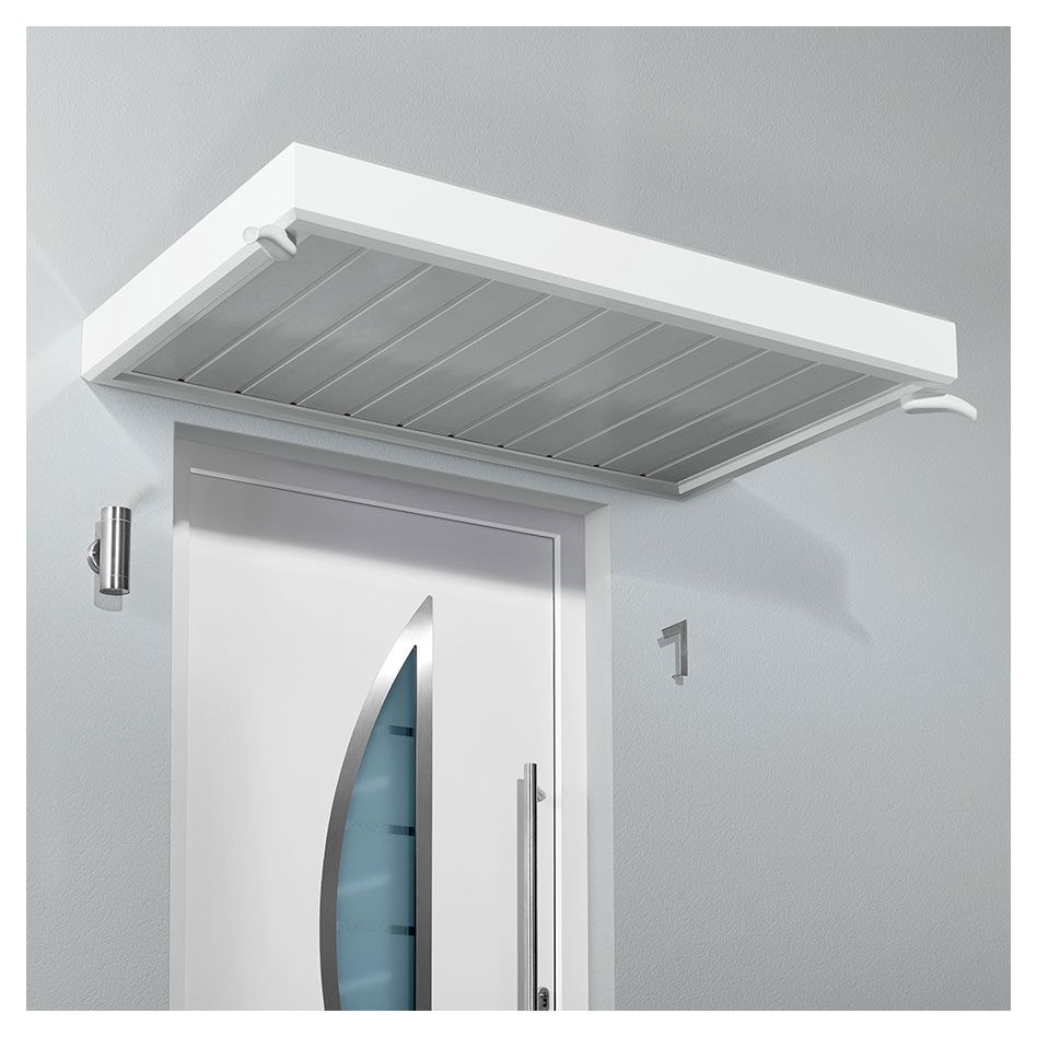 gutta Rechteckvordach NM Weiß Dach, 200 cm Image