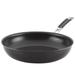 Anolon SmartStack Hard Anodized Nonstick Induction Frying Pan/Skillet, 12-inch, Black Non Stick/Hard-Anodized Aluminum in Black/Gray | Wayfair