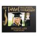 Winston Porter Laputz Worth the Hassle Personalized Picture Frame Wood in Black/Brown | 6.75 H x 8.75 W x 0.5 D in | Wayfair