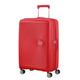 American Tourister Soundbox - Spinner Medium Expandable Suitcase, 67 cm, 81 liters, Red (Coral Red)