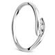 Orovi 0.10 Carat White Gold Women's Trilogy Engagement Ring with Diamonds, Gold, Diamond