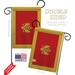 Breeze Decor Montenegro 2-Sided Polyester 1'7" x 1'1" Flag Set in Red | 18.5 H x 13 W x 1 D in | Wayfair BD-CY-GS-108249-IP-BO-D-US15-BD