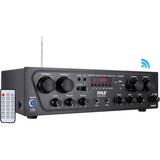 Pyle Pro 4-Channel Compact Stereo Amplifier System with Bluetooth PTA42BT