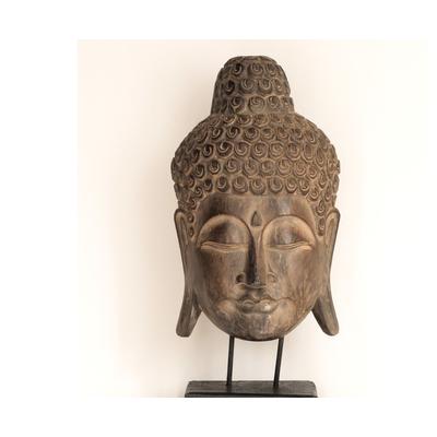 die Faktorei »Buddha-Maske« auf Ständer Albasia-Holz Image