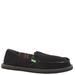 Sanuk Donna Hemp - Womens 10 Black Slip On Medium