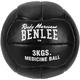 BENLEE Rocky Marciano 960184 Unisex – Erwachsene PAVELEY Artificial Leather Medicine Ball, Black, 5kg