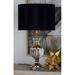 Mercer41 Plympt 24" Table Lamp Glass/Metal/Crystal in White/Yellow | 24 H x 14 W x 14 D in | Wayfair 39961