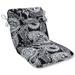Bungalow Rose Indoor/Outdoor Dining Chair Cushion Polyester in Gray/Black/Brown | 3 H x 21 W x 40.5 D in | Wayfair 79A4458BC47F472AB143503C382C7787