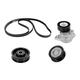 SKF Kit de courroie d'accessoire pour PEUGEOT: 207, 308, 3008, 307, 208, 2008, 5008, 206+, Partner, 508, 1007, 207+ & CITROËN: C3 (Ref: VKMA 33165)