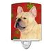 Caroline's Treasures French Bulldog Snowflakes Holiday Christmas Ceramic Night Light Ceramic in Yellow | 6 H x 4 W x 3 D in | Wayfair SS4692CNL