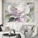 East Urban Home Shabby Elegance 'Twilight Peony' Painting Multi-Piece Image on Wrapped Canvas Canvas, Wood in White | 28 H x 36 W x 1 D in | Wayfair