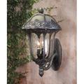 Special Lite Products Rose Garden 1-Light Outdoor Wall Lantern Aluminum/Glass/Metal in Gray | 22.75 H x 12.75 W x 14.75 D in | Wayfair F-3717-SW-SG