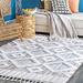 Pink 63 x 0.79 in Area Rug - Union Rustic Wasson Geometric/White Area Rug Polyester | 63 W x 0.79 D in | Wayfair DD9AA14F191E4C7EB178F8D09BD8A333