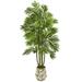 Bay Isle Home™ Artificial Palm Tree in Planter Metal in Black | 72 H x 35 W x 32 D in | Wayfair 0F2E1DF38A174135928CA2BFB00B8F69