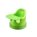 ZXQZ Baby High Chair, Green Children's Dining Chair Home Multi-Function Foldable Portable Seat with Tray and Roller
