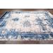 Blue/White 48 x 0.5 in Area Rug - World Menagerie Rozell Navy Blue/Beige Area Rug Polypropylene | 48 W x 0.5 D in | Wayfair