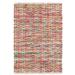 Red/Yellow 72 x 0.25 in Area Rug - Dash and Albert Rugs Vista Striped Handwoven Cotton Area Rug Polyester/Cotton | 72 W x 0.25 D in | Wayfair