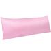 Winston Porter Miran Zippered Body Pillowcase Microfiber/Polyester/Silk/Satin in Pink | 54 H x 20 W in | Wayfair 5F1D37091DFF4D0CB37E8AFAA1222F9F