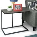 17 Stories Southa End Table Wood/Metal in Black/Brown/Gray | 25 H x 28 W x 15 D in | Wayfair 6F142C3F393E4D77856DC7419840FD8C