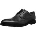 Clarks Men's Ronnie Limit Brogues, Black Black Leather Black Leather, 8 UK