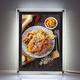 A2 Wall Mounted led Acrylic Frame Store Sign Holders Crystal Picture Frame Menu Board Advertising Display