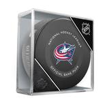 Columbus Blue Jackets Unsigned InGlasCo 2019 Model Official Game Puck
