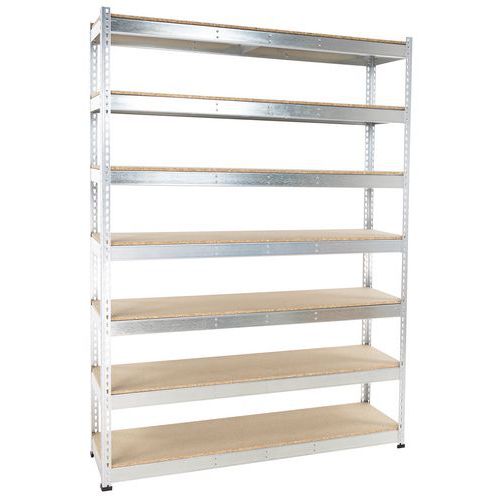 rayonnage d'archives rapid 1 2440x1830x610 7 tab zingué