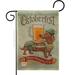 Breeze Decor Doxie Brewing Co. Pets Impressions 2-Sided Burlap 1'6.5" x 1'1" Garden Flag in Brown | 18.5 H x 13 W in | Wayfair
