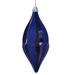 Vickerman 620298 - 10" Midnight Blue Candy Glitter Shuttle Christmas Tree Ornament (2 pack) (MC191131D)