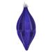 Vickerman 620229 - 10" Cobalt Blue Candy Glitter Shuttle Christmas Tree Ornament (2 pack) (MC191122D)