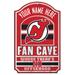 WinCraft New Jersey Devils Personalized 11'' x 17'' Fan Cave Wood Sign