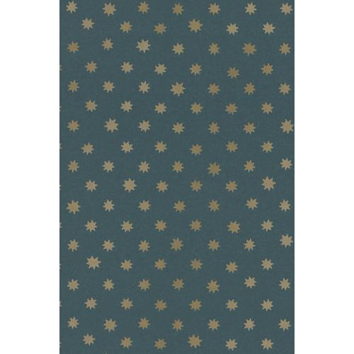 Little Greene 'Lower George St - Comet' - Blue Wallpaper