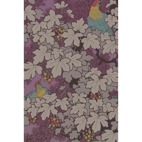Little Greene 'Vine - Rouge' - Red Wallpaper