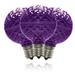 Queens of Christmas 1.7 Watt, G50 Incandescent, Dimmable Light Bulb, (444) E17/Intermediate | 2.5 H x 1.5 W in | Wayfair G50-DIM-RETRO-PU