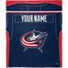 The Northwest Company Columbus Blue Jackets 50'' x 60'' Personalized Silk Touch Sherpa Throw